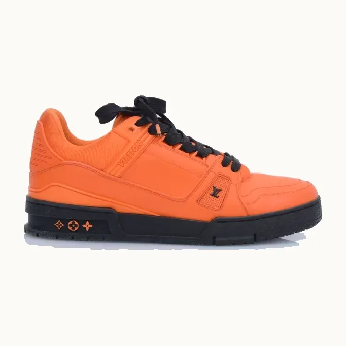 Zapatos Louis Vuitton Trainer Virgil Abloh Naranjas, Talla 41