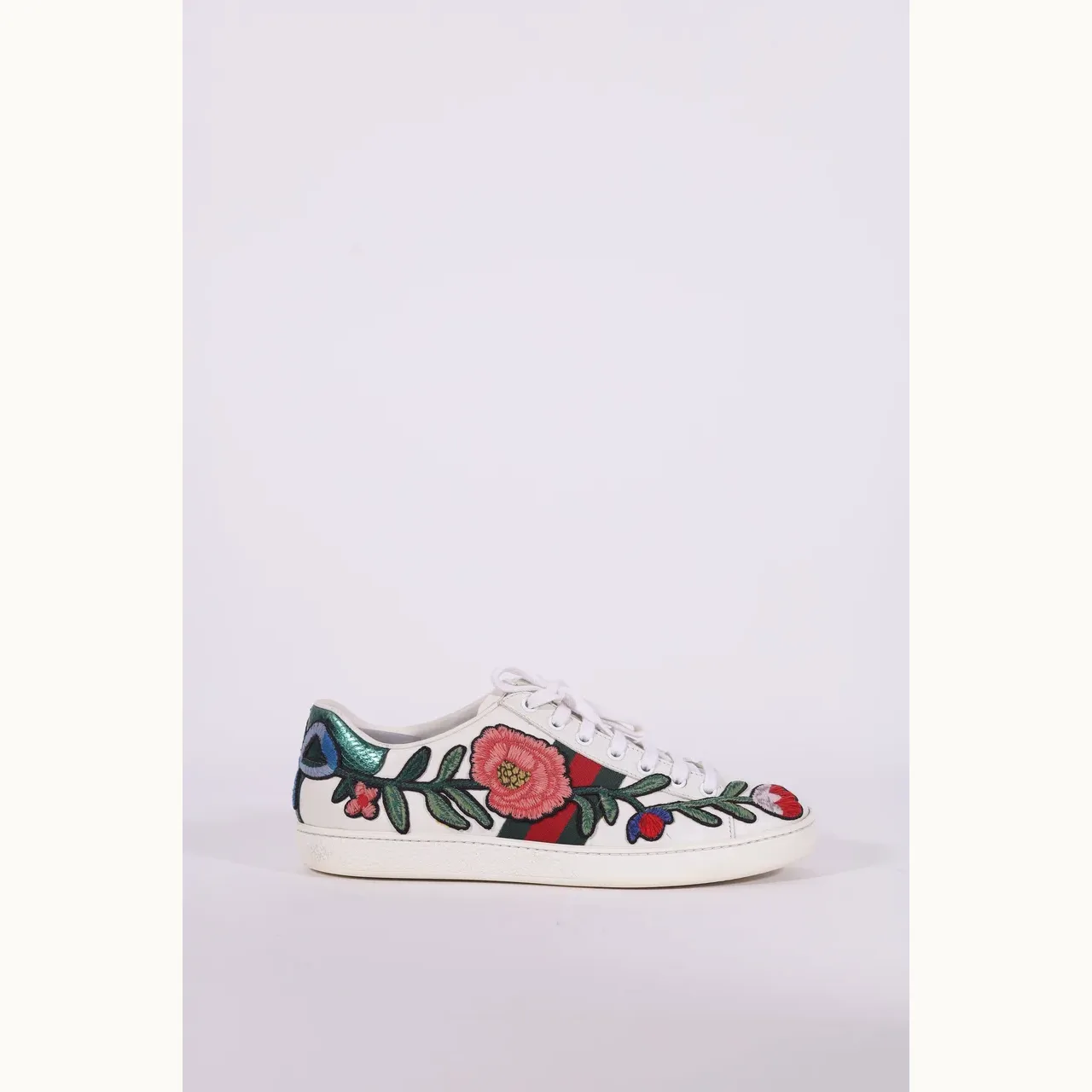 Zapatos Gucci Ace Embroidered, Talla 38