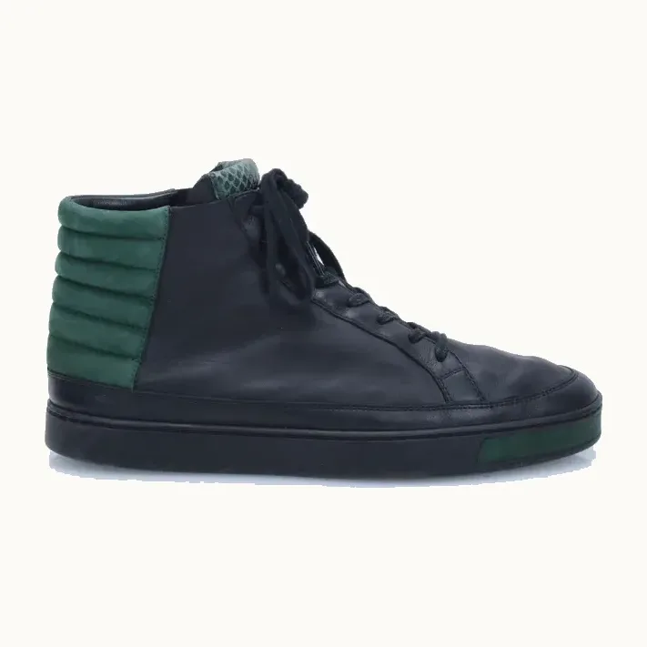 Zapatos Gucci Common Snake Trim Negros, Talla 41.5