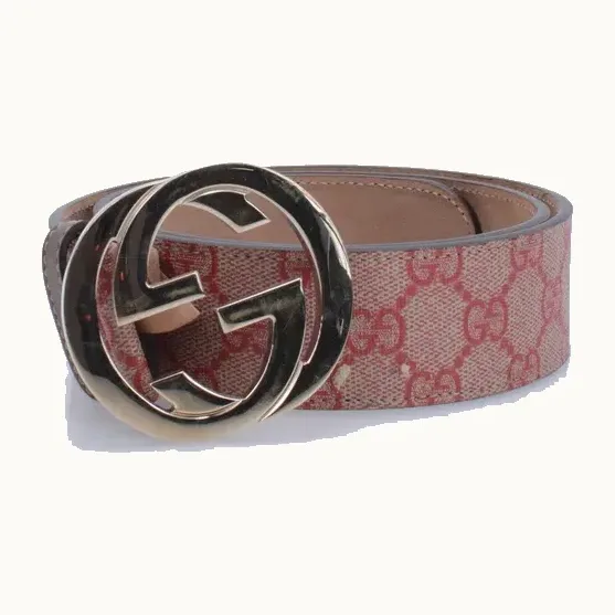 Gucci Interlocking GG Plus Red, Size 85