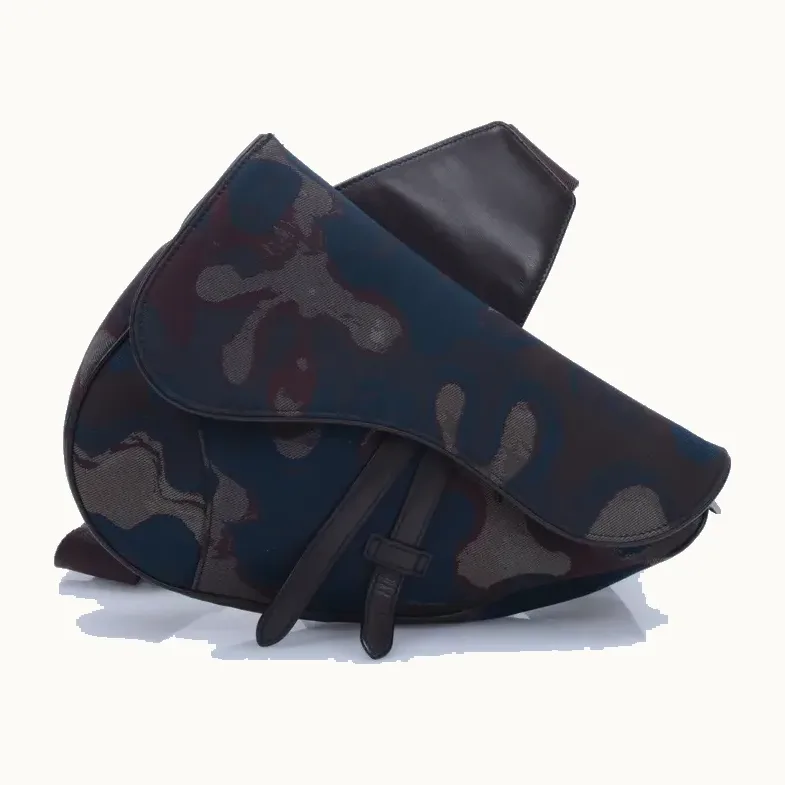 Bolso Saddle Dior Camou Peter Doig Estampado