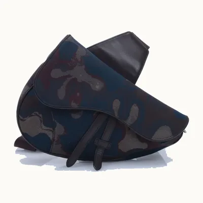 Bolso Saddle Dior Camou Peter Doig Estampado