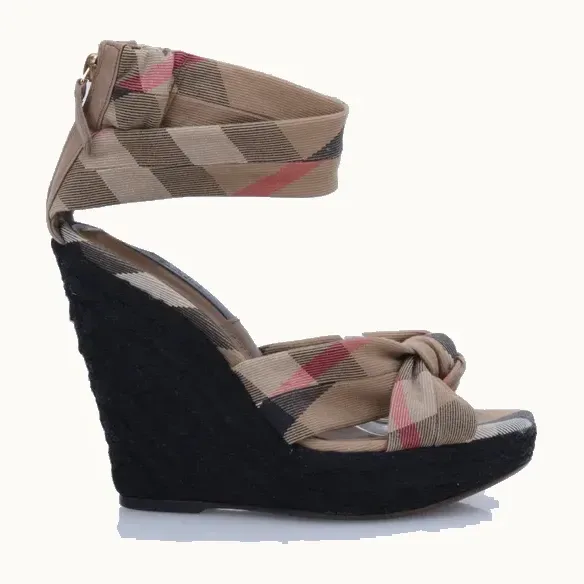 Sandalias Burberry Check, Talla 38