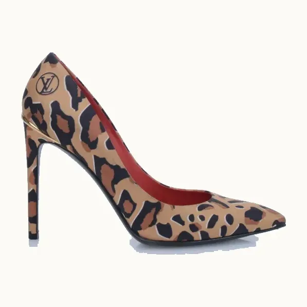 Zapatos Louis Vuitton Eyeline Leopard Cafés, Talla 39