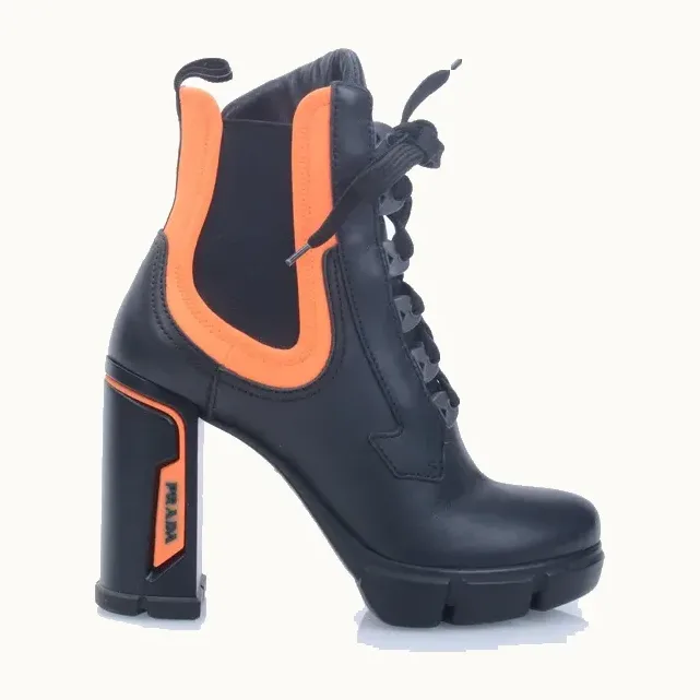 Zapatos Prada Montana Neoprene Negros, Talla 37