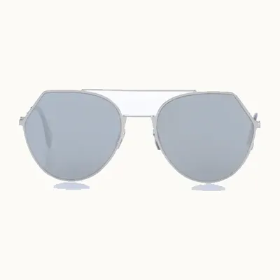 Lentes de Sol Fendi Lei Plateados