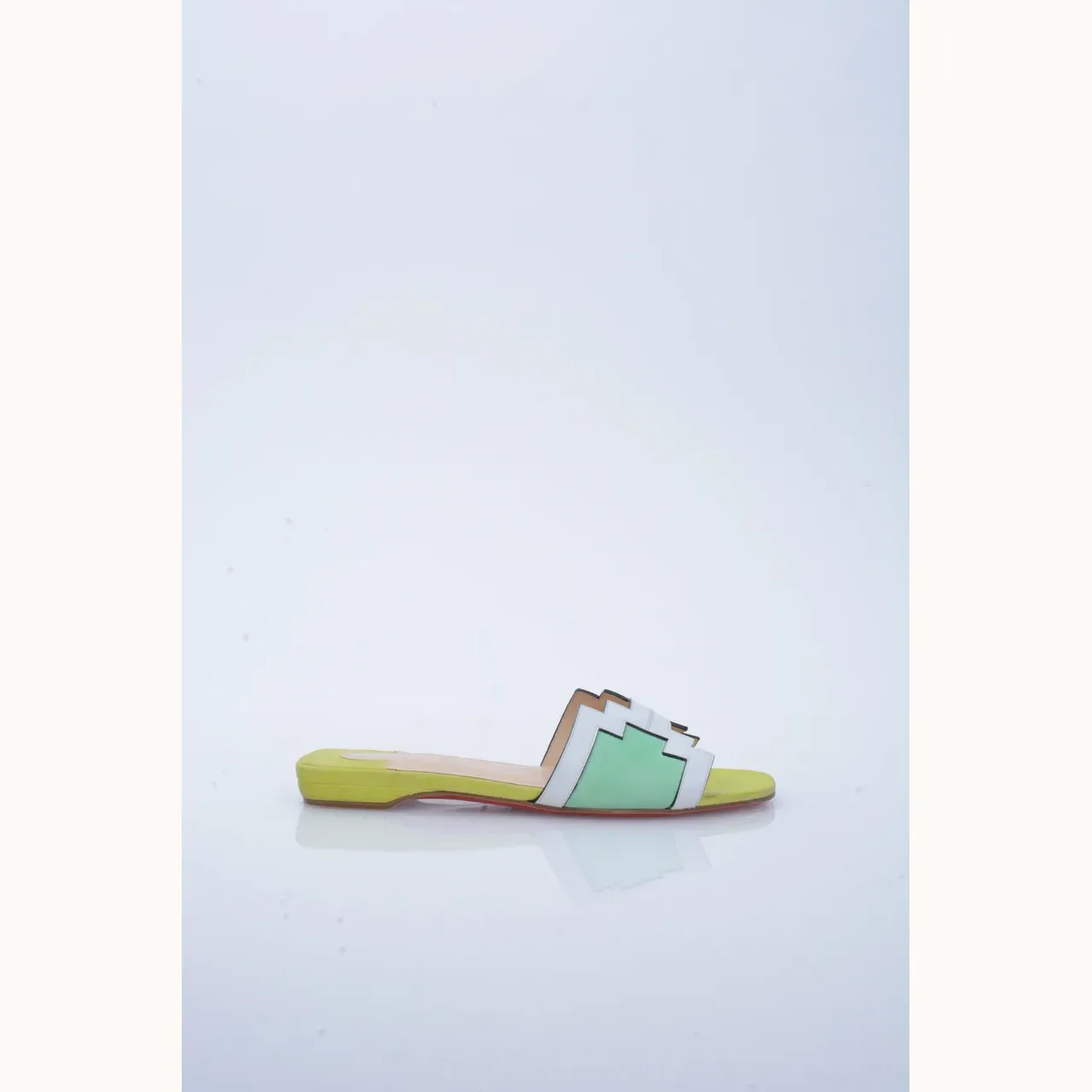 Sandalias Slide Christian Louboutin Hao Multicolores, Talla 37.5