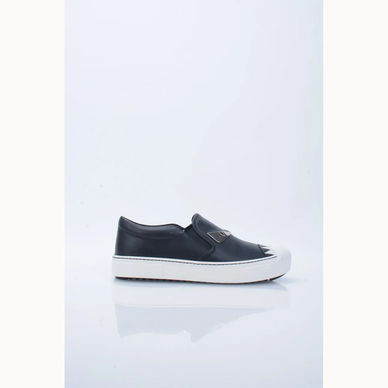 Slip On Fendi Monster Negro, Talla 39