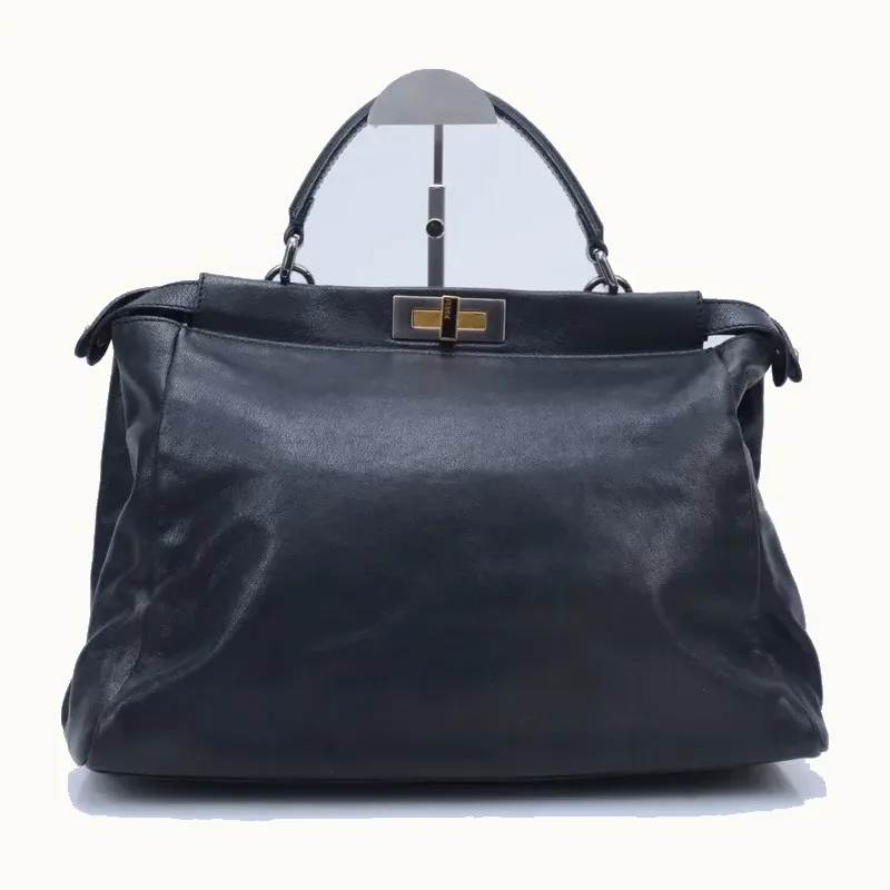 Bolso Satchel Fendi Peekaboo Large Negro