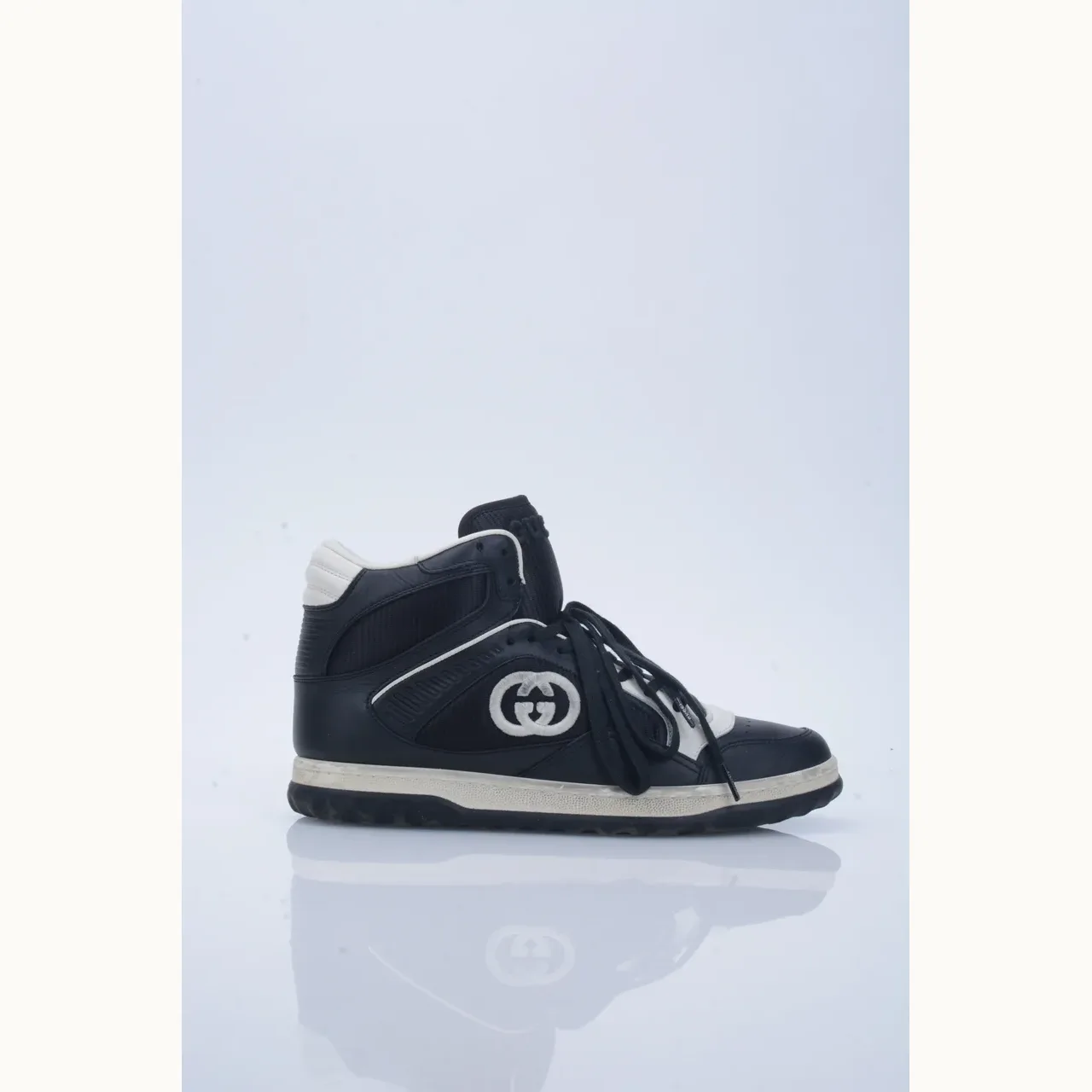 Zapatos Gucci Mac80 High Negros, Talla 41.5