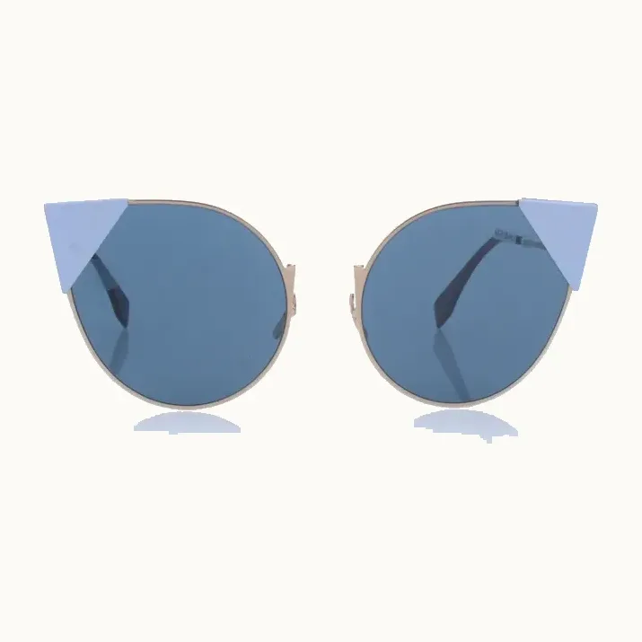 Fendi Lei Metal Tip Sunglasses Blue