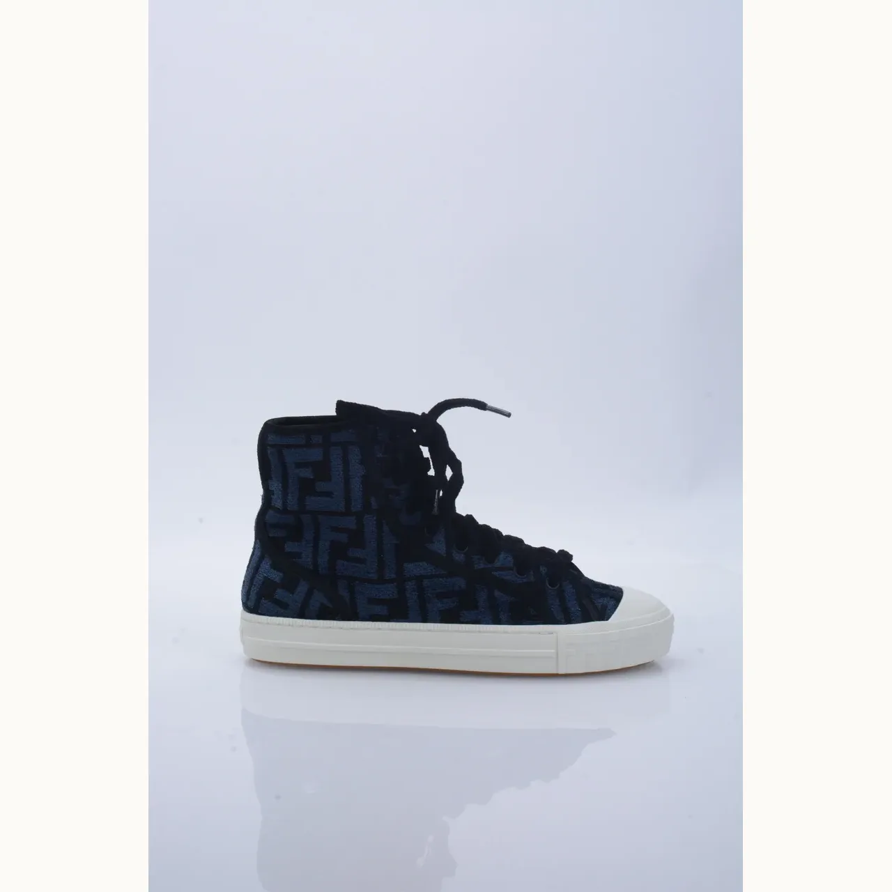 Zapatos Fendi Domino Ht Azules, Talla 37