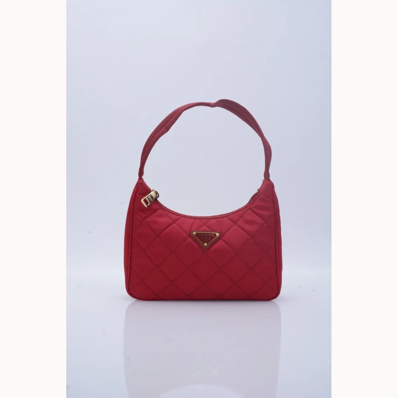 Bolso Prada Re-Edition 2000 Re-Nylon Mini Quilted Rojo