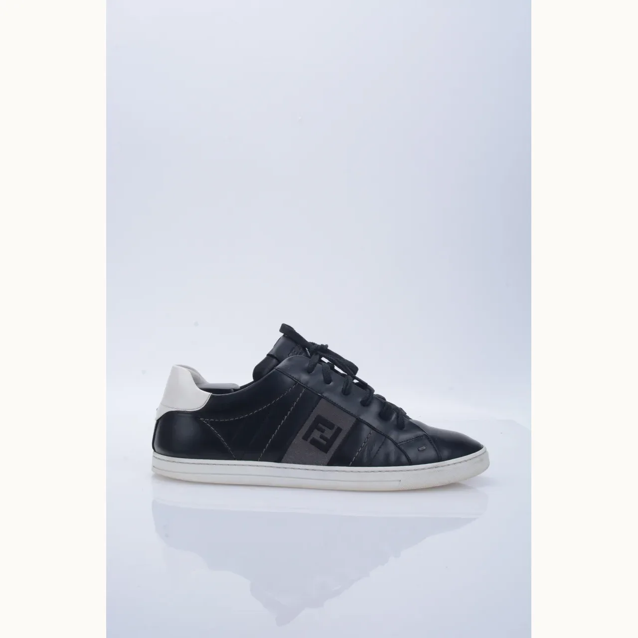 Zapatos Fendi Ff Negros, Talla 42