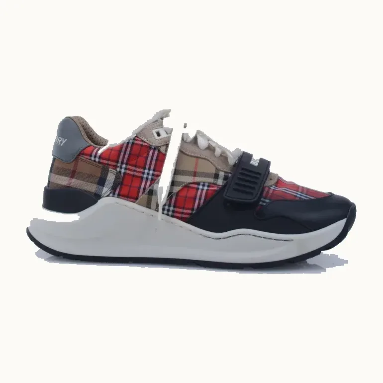 Zapatos Burberry Ramsey Rojos, Talla 40