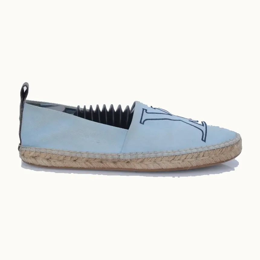 Zapatos Louis Vuitton Seashore Denim Azules, Talla 39
