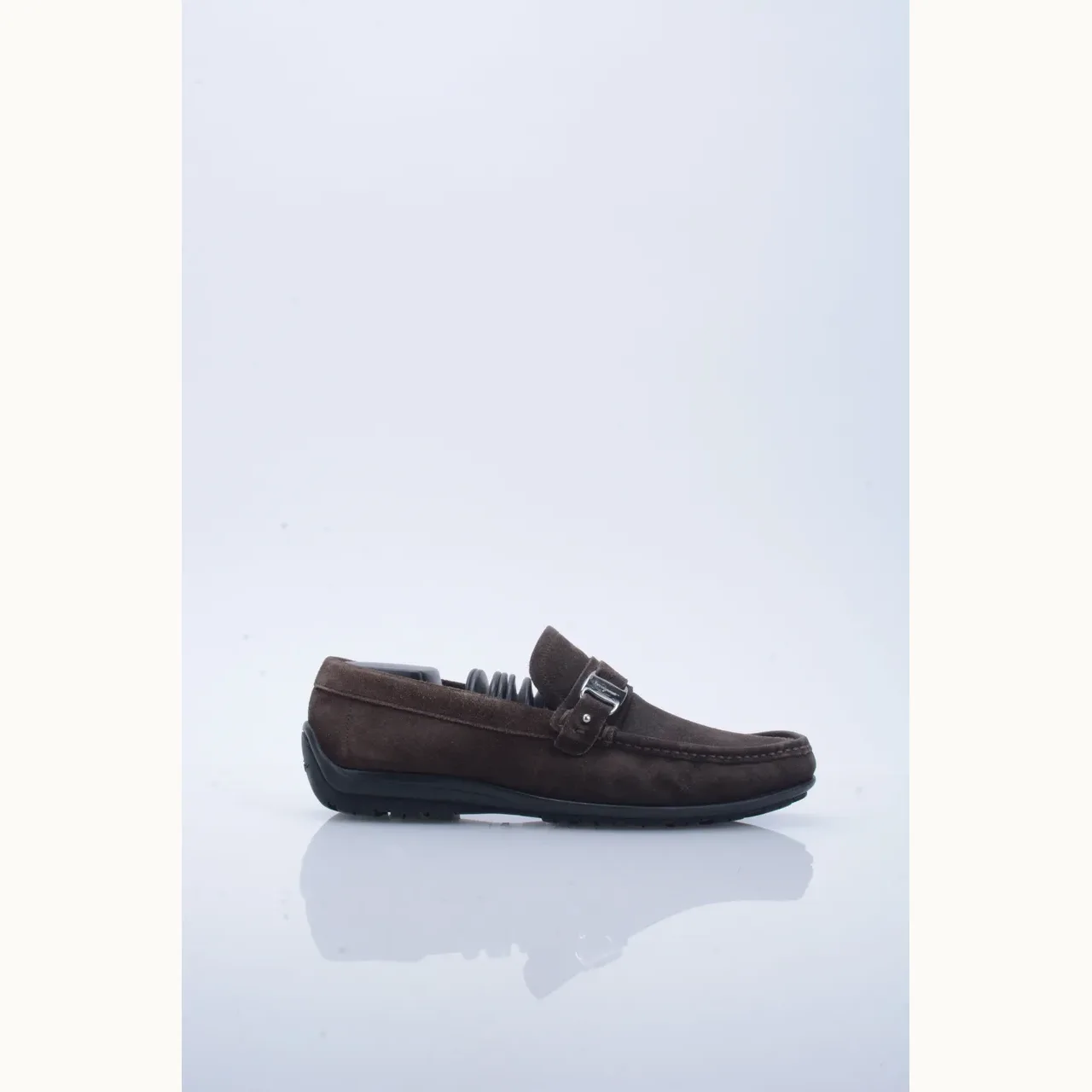 Mocasines Salvatore Ferragamo Hebilla Cafés, Talla 41.5