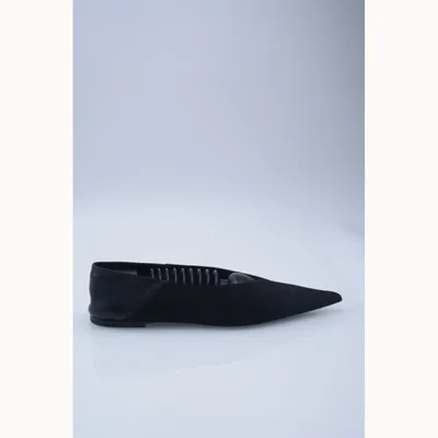 Saint Laurent Carolyn Shoes Black, Size 39.5