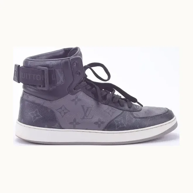 Zapatos Louis Vuitton Rivoli Monogram Gris, Talla 38.5