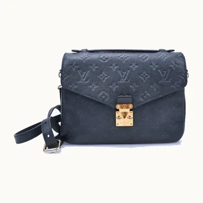 Bolso Crossbody Louis Vuitton Pochette Métis Monogram Empreinte Negro