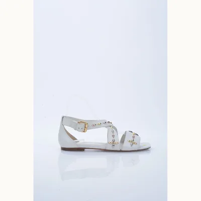 Louis Vuitton Fleur Studded Shoes White, Size 39