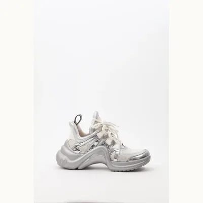 Louis Vuitton Archlight Sneakers Silver, Good