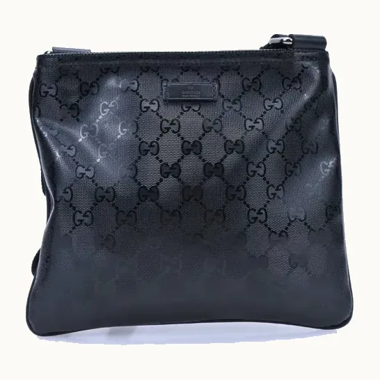Bolso Crossbody Gucci GG Imprime Negro