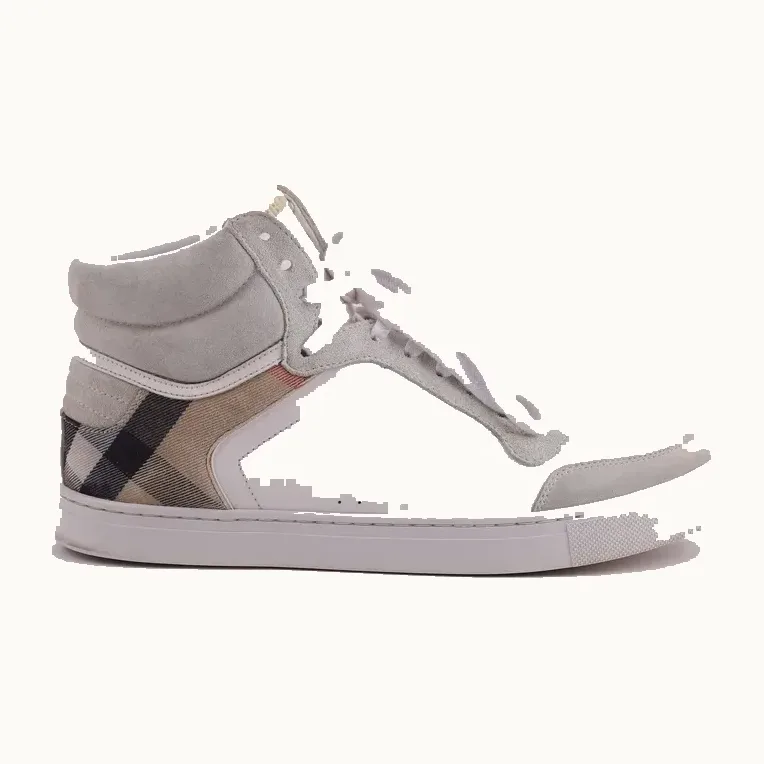 Tenis Burberry House Check Ht Blancos, Talla 43