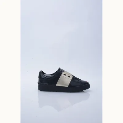 Valentino Open Sneakers Black, Size 35