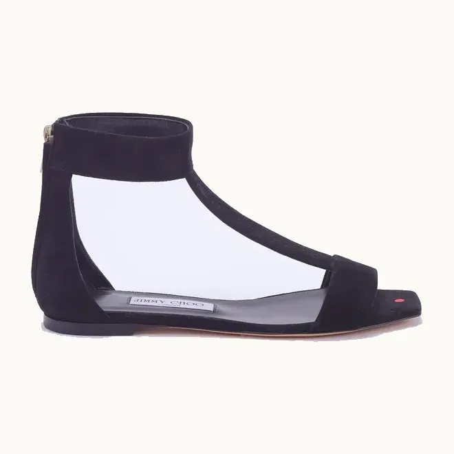 Zapatos Jimmy Choo Bethel Negros, Talla 37.5
