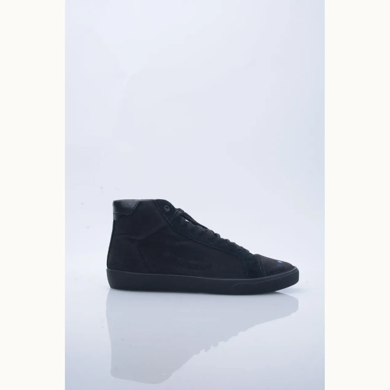 Tenis Saint Laurent Court Classic Canvas Ht Negros