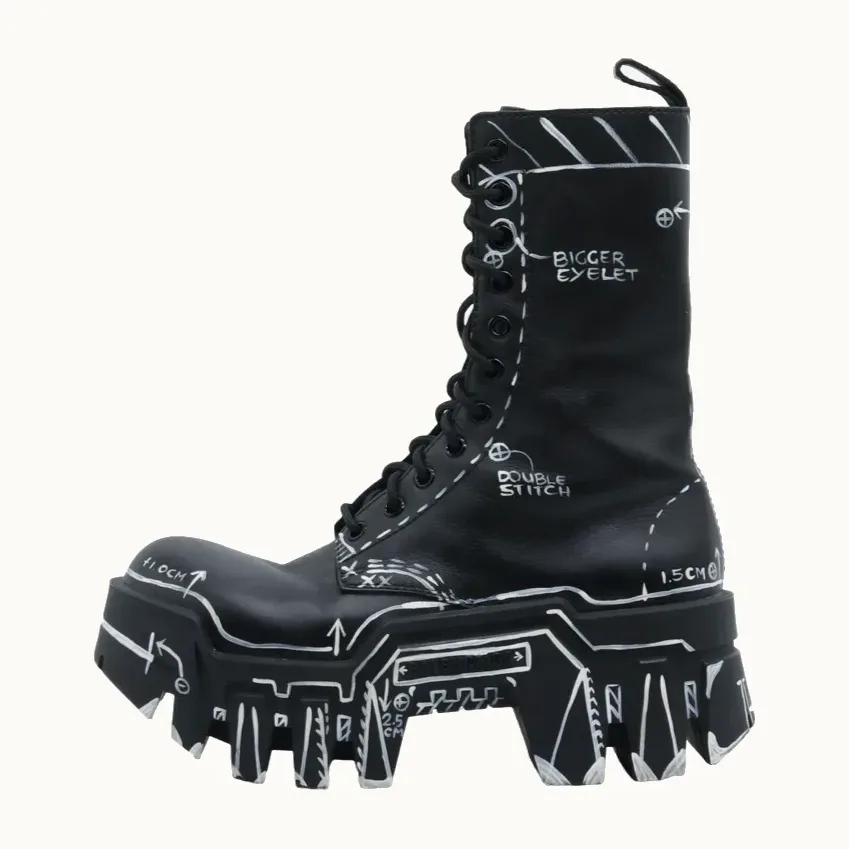 Botas Balenciaga Bulldozer, Talla 36