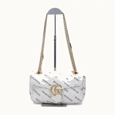 Bolso Crossbody Balenciaga Gucci GG Marmont Small Beige