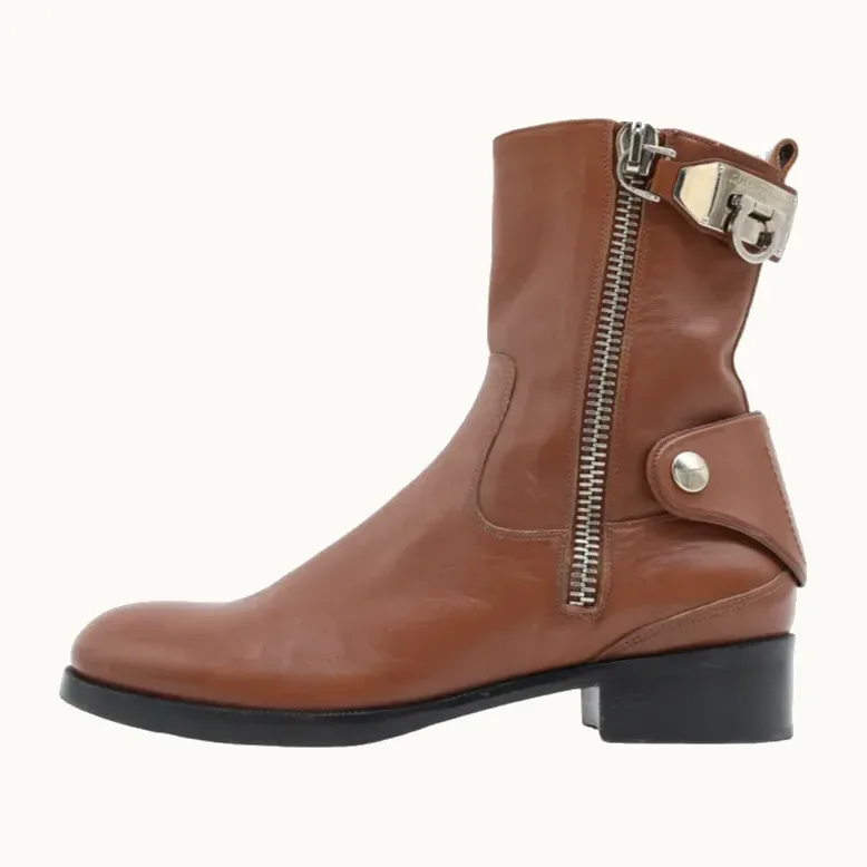Botines Salvatore Ferragamo Gancini, Talla 38.5
