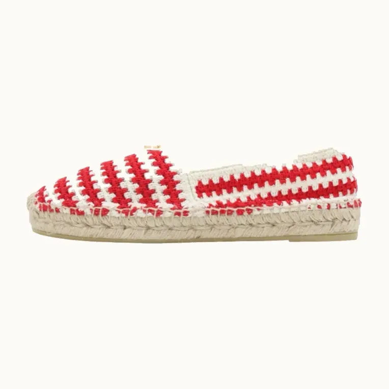 Alpargatas Prada Crochet, Talla 40