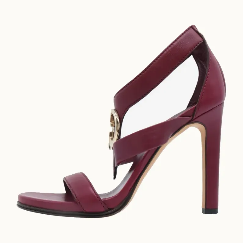 Sandalias Gucci Interlocking, Talla 36.5, KV-2951
