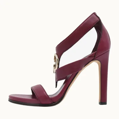 Sandalias Gucci Interlocking, Talla 36.5, KV-2951