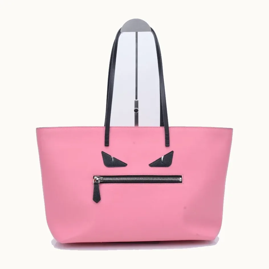 Bolso Tote Fendi Monster Roll Rosa