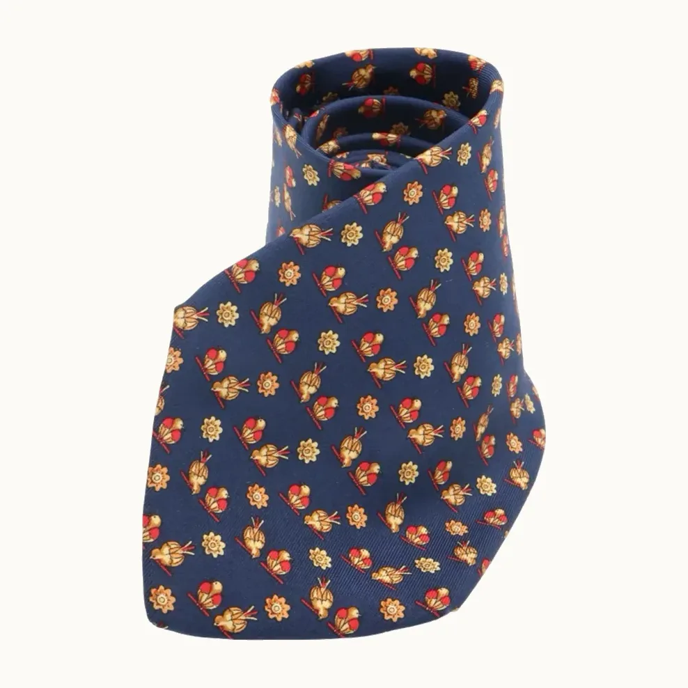 Corbata Salvatore Ferragamo Aves, KV-2997