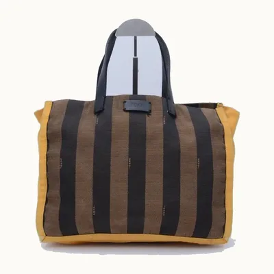 Bolso Tote Fendi Pequin Café