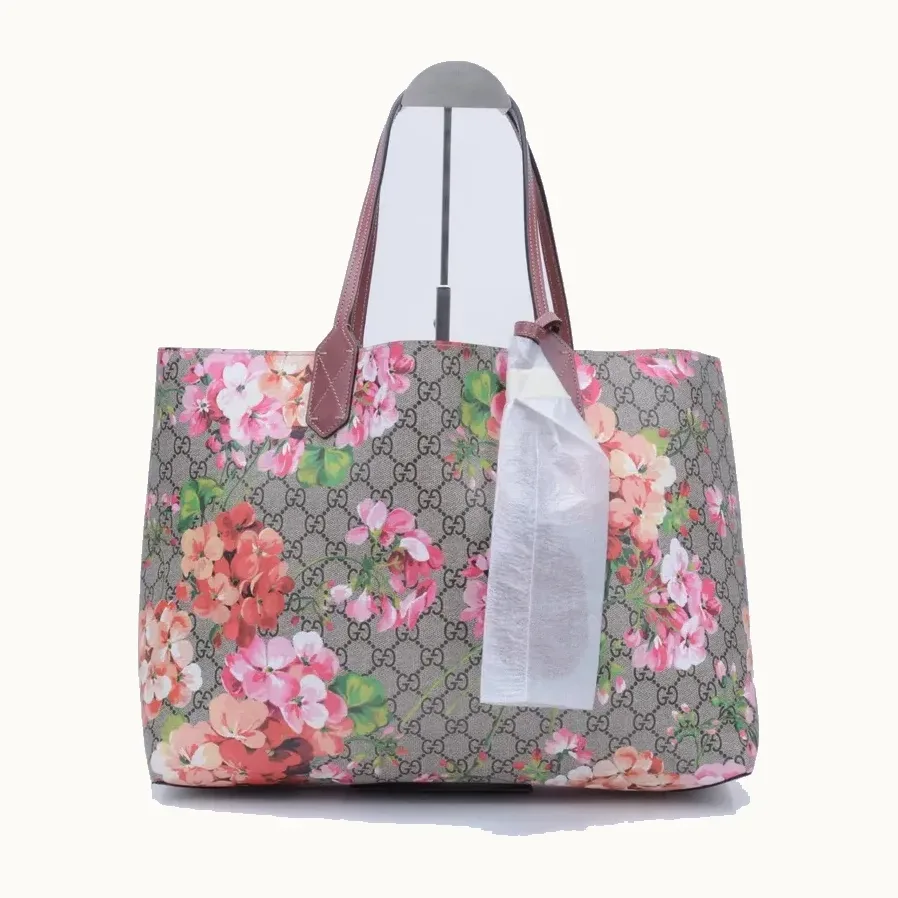 Bolso Shopper Gucci Reversible Blooms GG Supreme