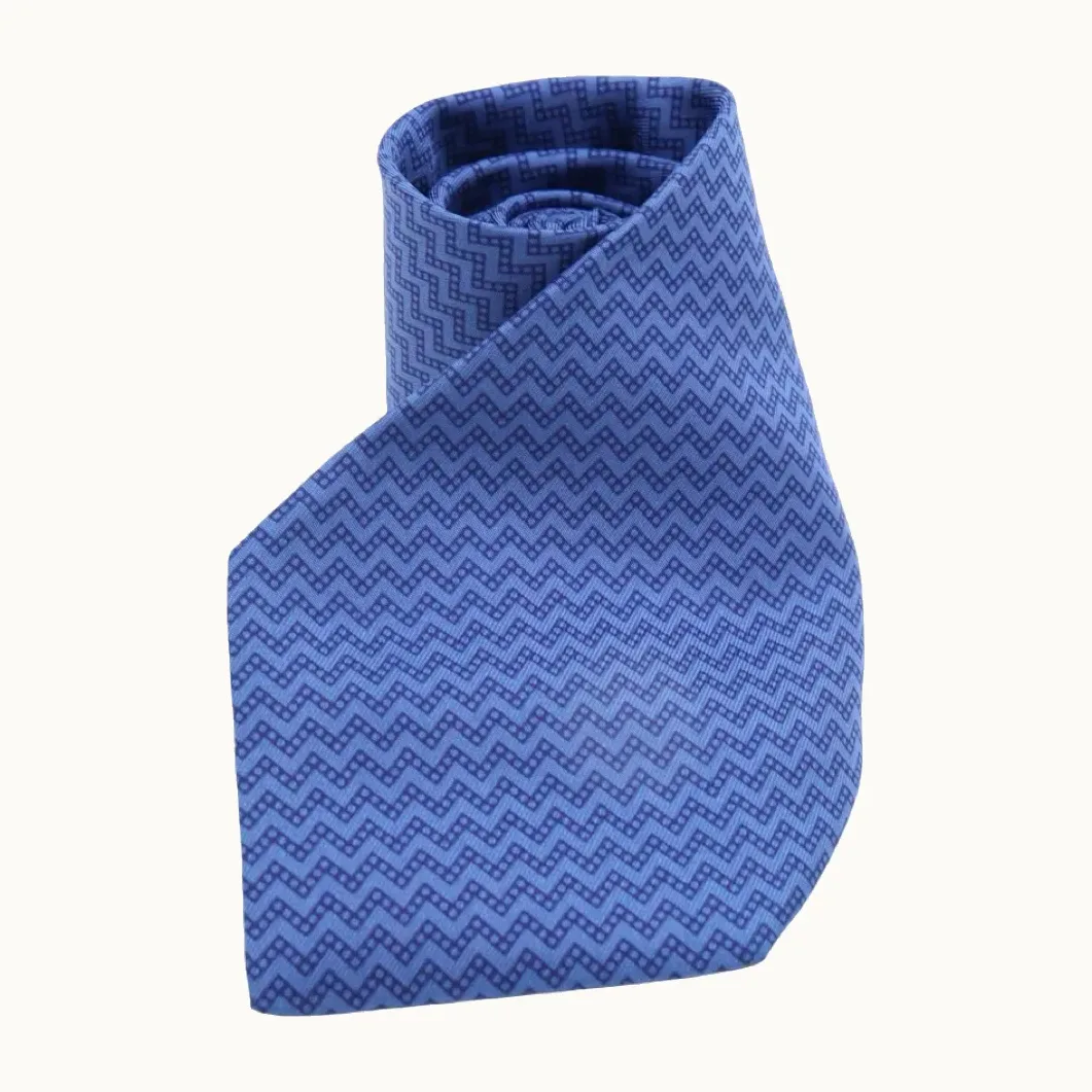 Corbata Hermès Zig Zag