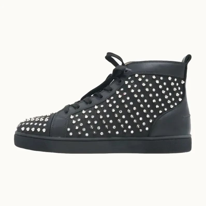 Tenis Christian Louboutin Louis Spikes High, Talla 44