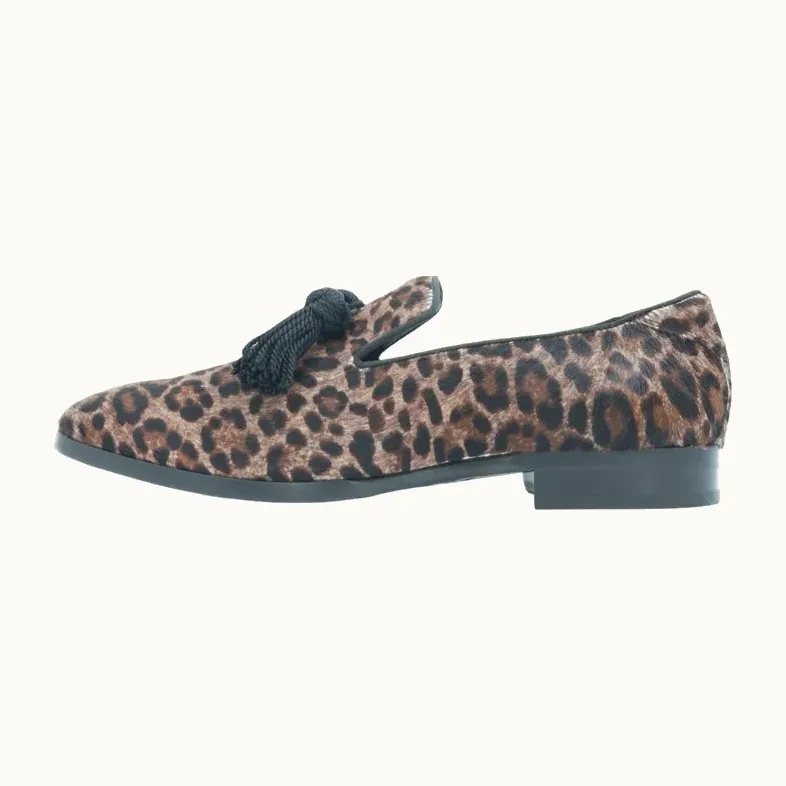 Mocasines Jimmy Choo Animal Print, Talla 44