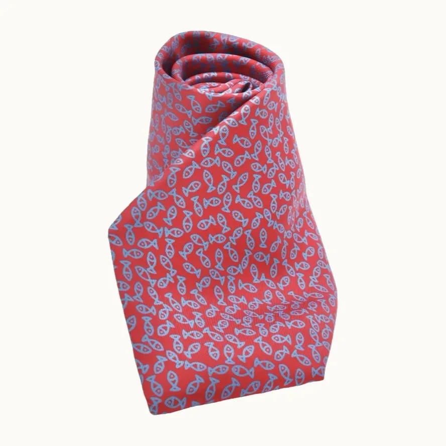 Corbata Hermès Peces