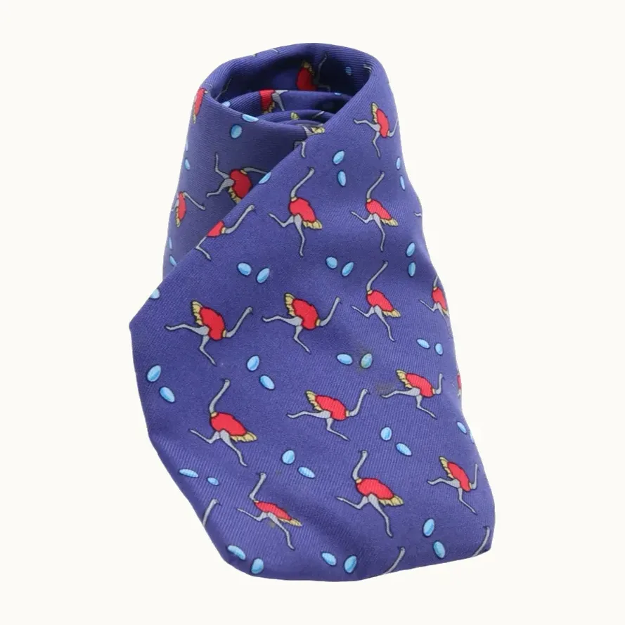 Corbata Hermès Avestruces, KV-3157