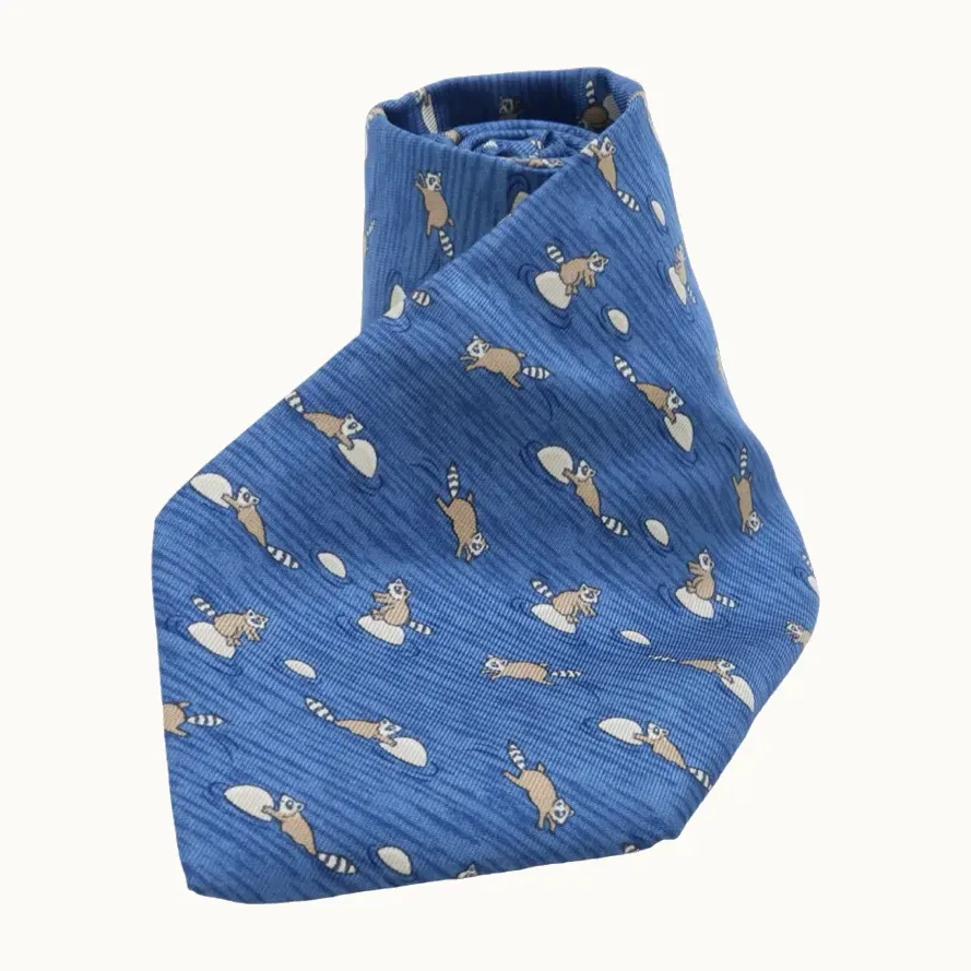 Corbata Hermès Mapaches