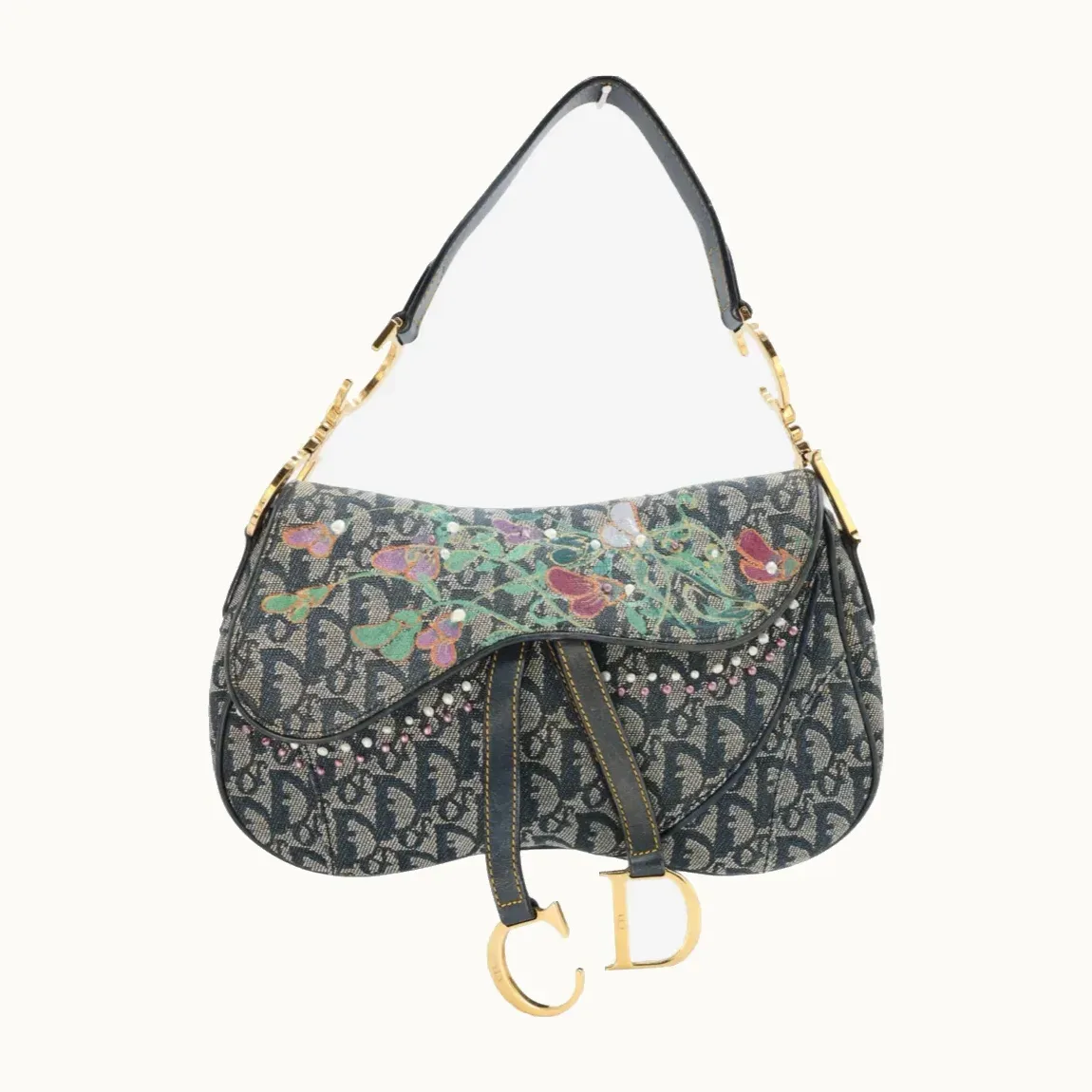Bolso Saddle Dior Trotter Double 2001