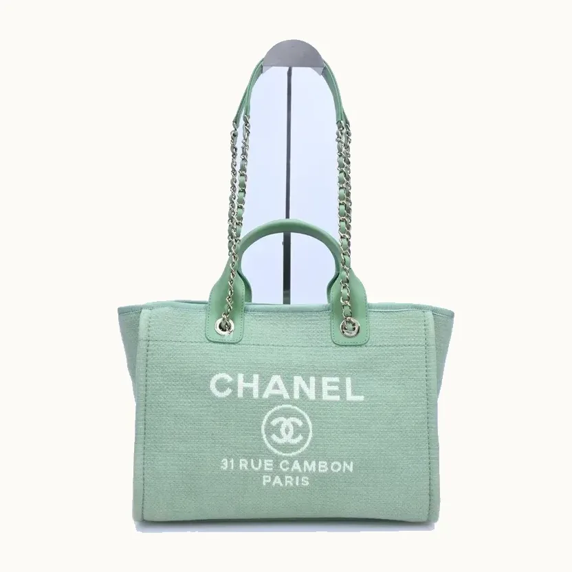 Bolso Chanel Deauville New Small Verde