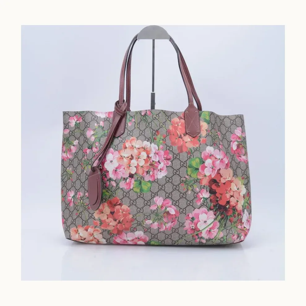 Bolso Shopper Gucci Reversible Blooms GG Supreme